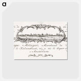アートポストカード-Business card by Philippe Metayer, tobacco merchant - ジャン ベルナール Postcard.