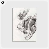アートポストカード-Studies for "Judgment" by John Singer Sargent - ジョン シンガー サージェント Postcard.