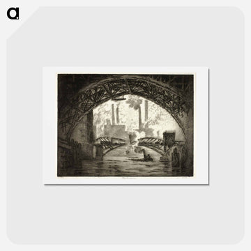 Under the Bridges, Chicago
 - ジョセフ ペネル Postcard.