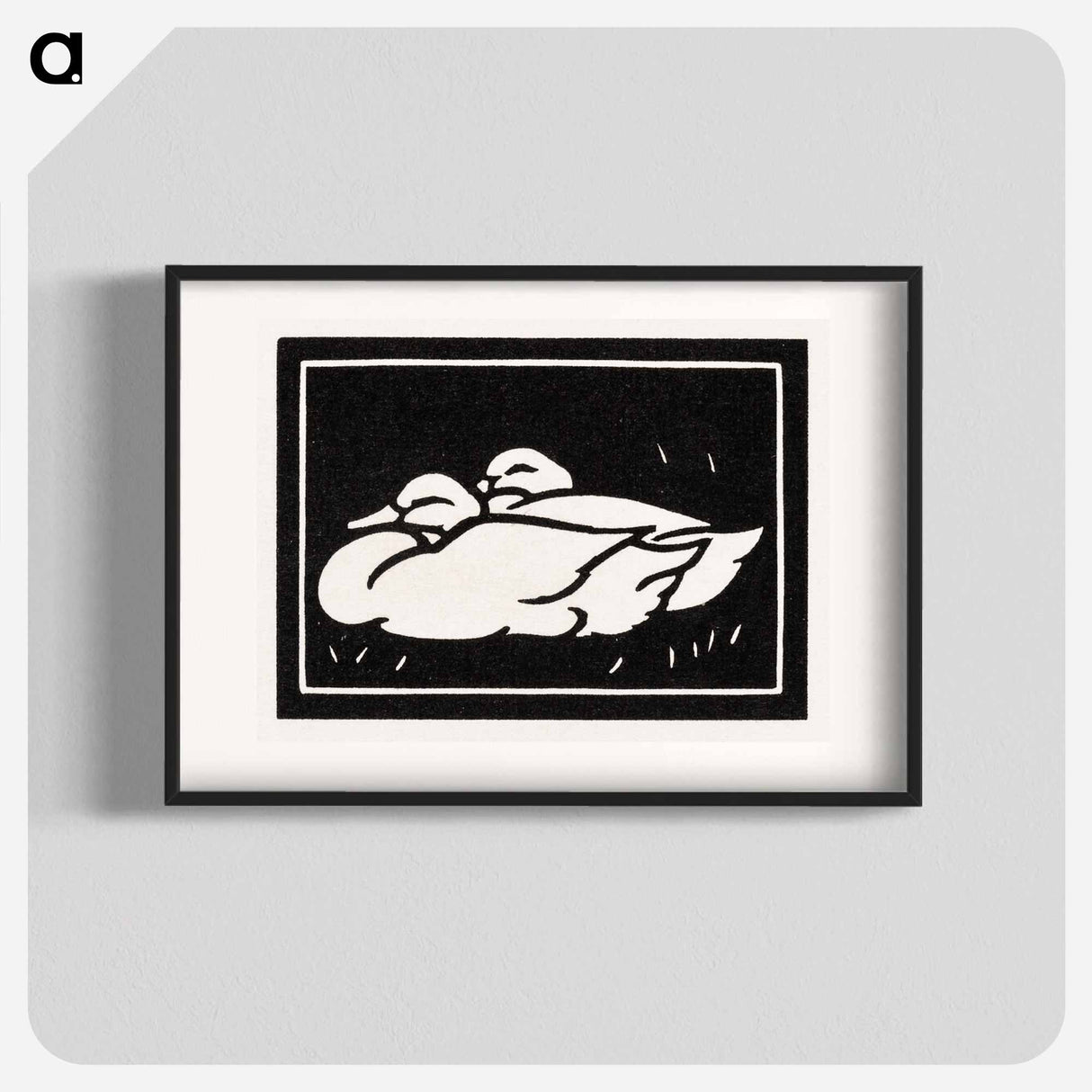 Two ducks - ユリー デ フラーハ Poster.