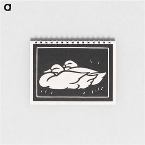 アートメモ帳-Two ducks - ユリー デ フラーハ Memo.