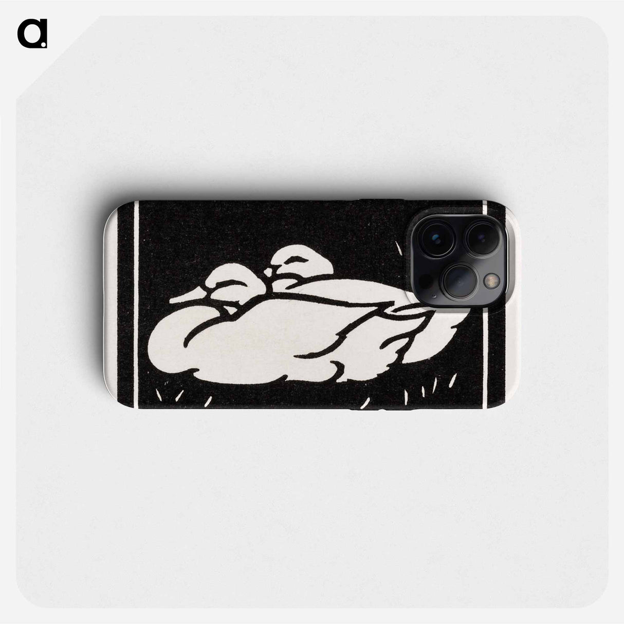 Two ducks - Julie de Graag Phone Case.