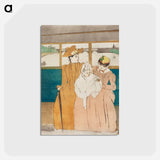 アートポストカード-In the Omnibus - メアリー カサット Postcard.