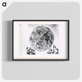 アートポスター-Observation Exacte Des Macules Du Disque De La Lune
 - 国立医学図書館 Poster.