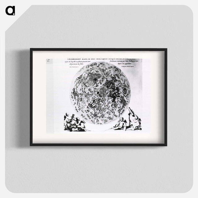アートポスター-Observation Exacte Des Macules Du Disque De La Lune
 - 国立医学図書館 Poster.