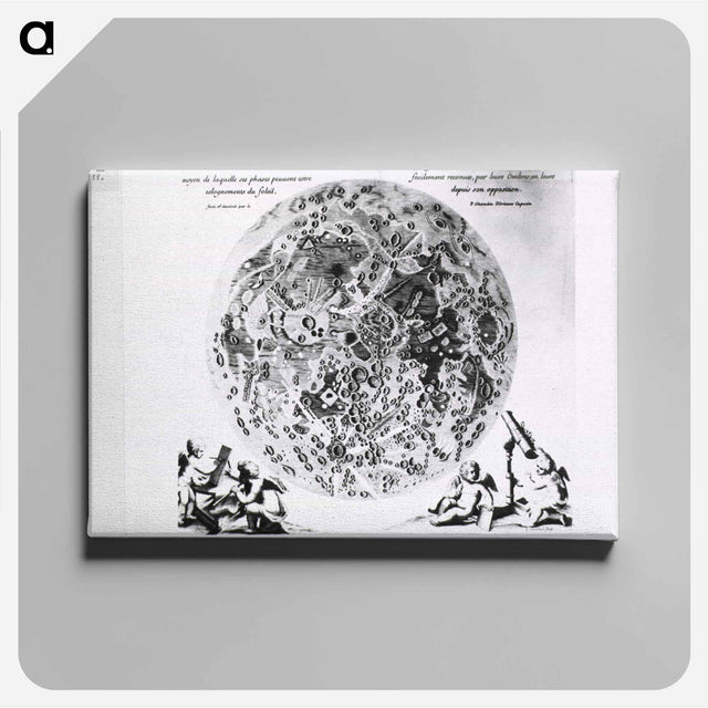 アートパネル-Observation Exacte Des Macules Du Disque De La Lune
 - 国立医学図書館 Canvas.