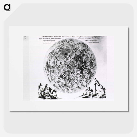 アートポスター-Observation Exacte Des Macules Du Disque De La Lune
 - 国立医学図書館 Poster.