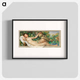 Reclining Nude (La Source) - Pierre-Auguste Renoir Poster.