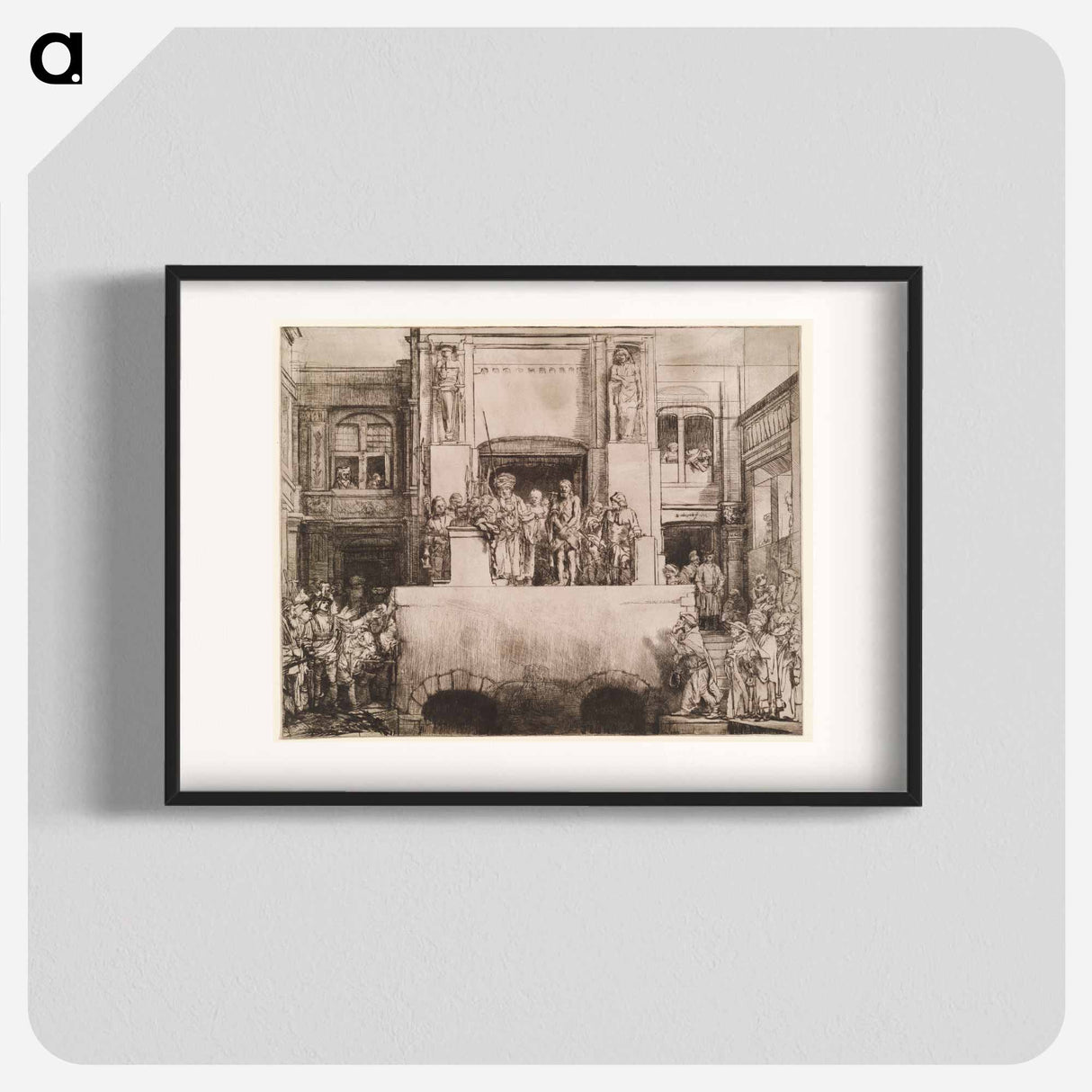 Bound Standing Christ - Rembrandt van Rijn Poster.