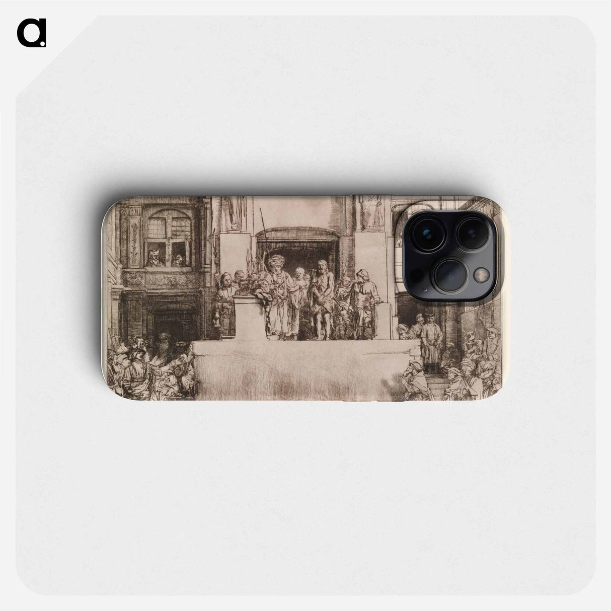 Bound Standing Christ - レンブラント ファン レイン Phone Case.