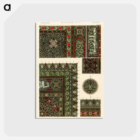 アートポストカード-Nineteenth-Century Ornament
 - 装飾の文法 Postcard.