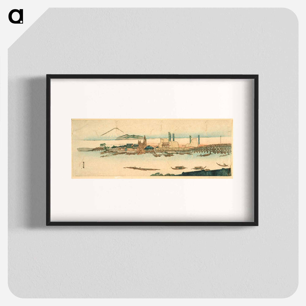 Sumida River Scene - 歌川 国芳 Poster.