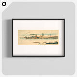 Sumida River Scene - 歌川 国芳 Poster.