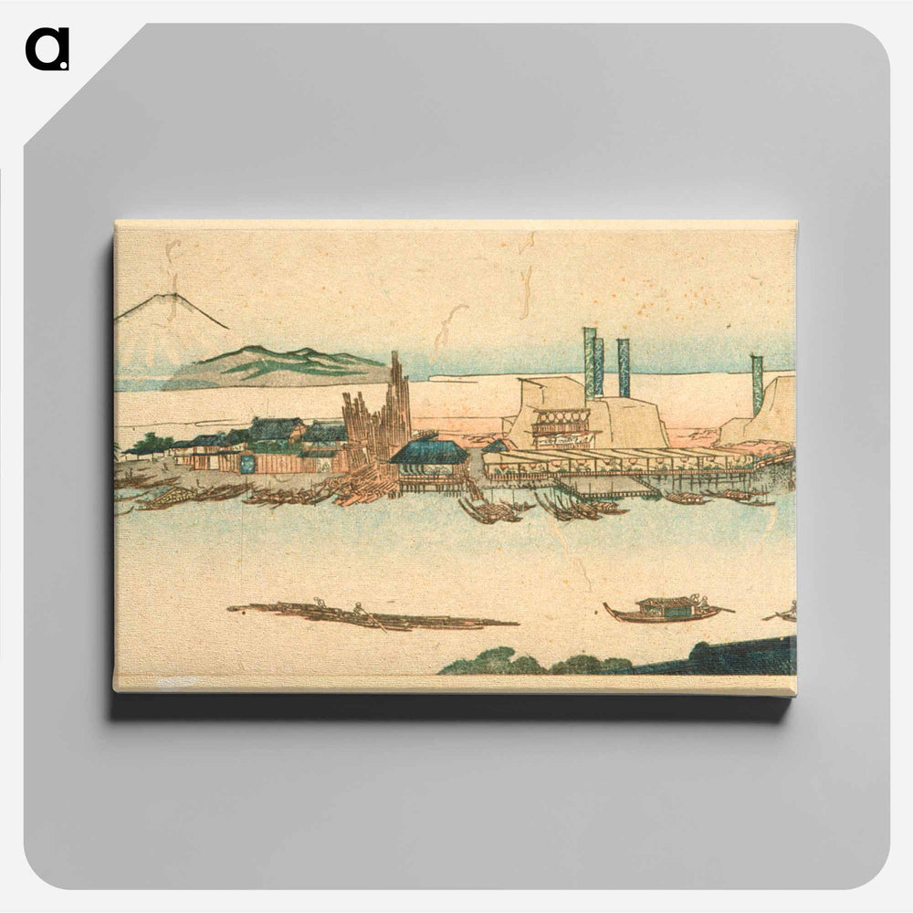 Sumida River Scene - 歌川 国芳 Canvas.