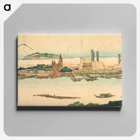 アートパネル-Sumida River Scene - 歌川 国芳 Canvas.