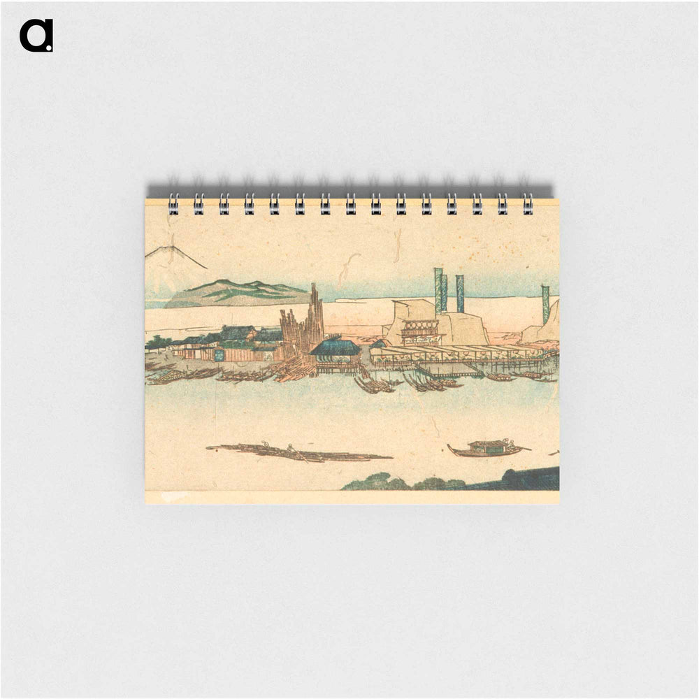 Sumida River Scene - 歌川 国芳 Memo.