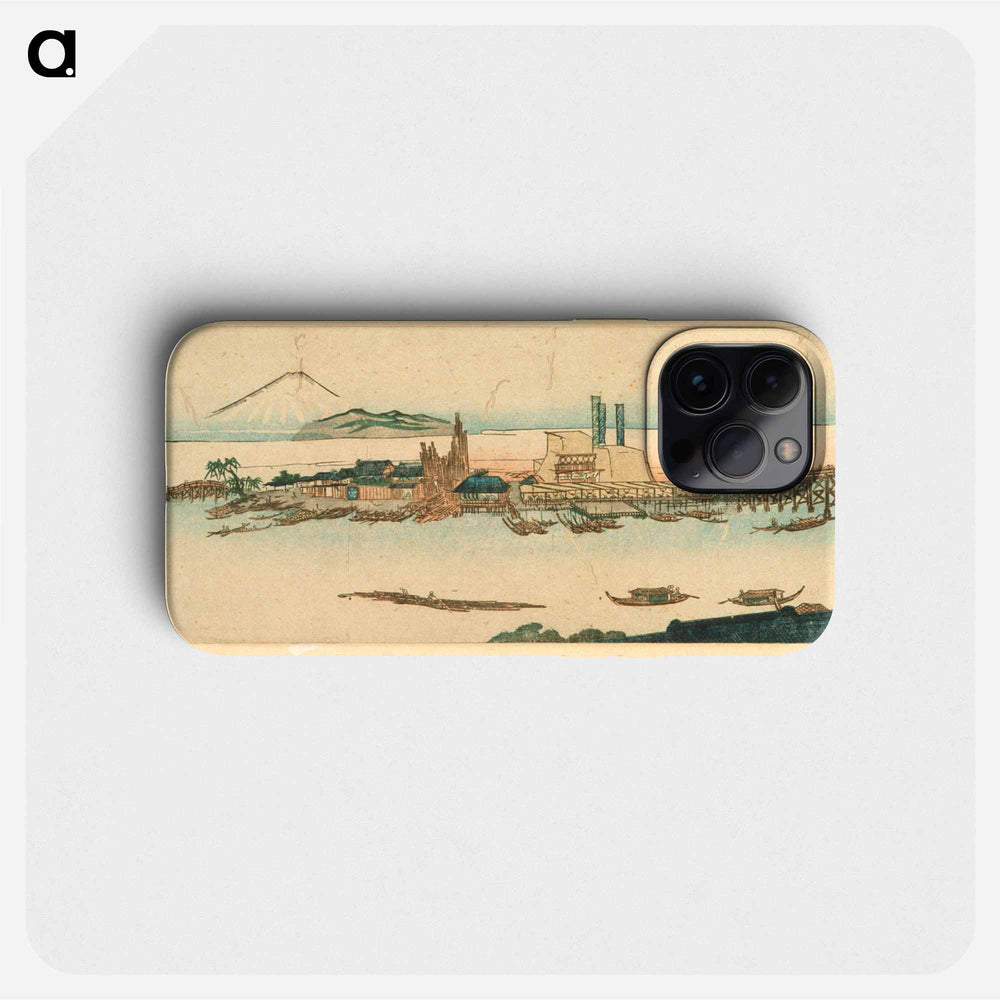 Sumida River Scene - 歌川 国芳 Phone Case.