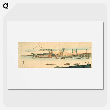 アートポスター-Sumida River Scene - 歌川 国芳 Poster.