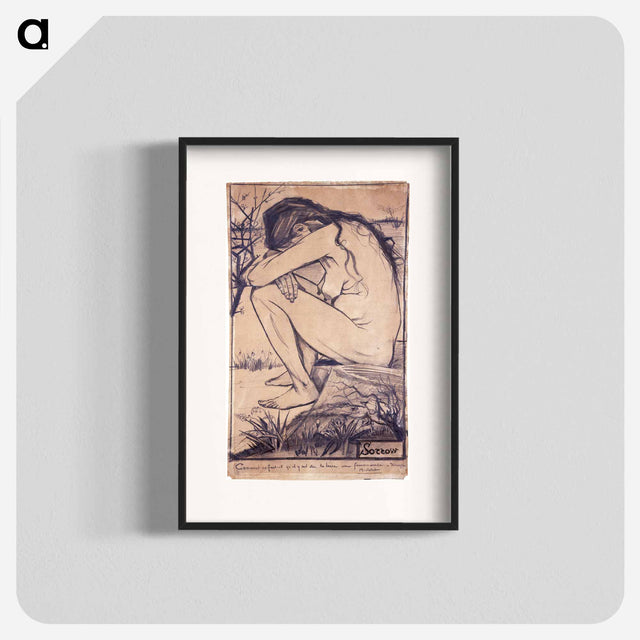 アートポスター-Sorrow - フィンセント ファン ゴッホ Poster.