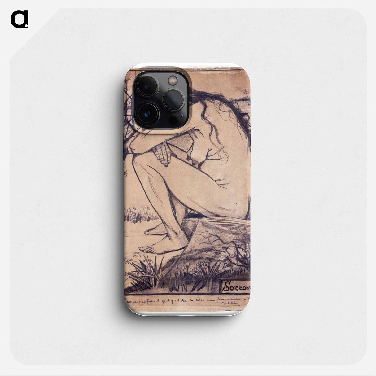 Sorrow - フィンセント ファン ゴッホ Phone Case.