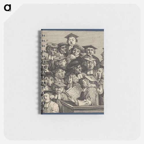 Scholars at a Lecture - ウィリアム ホガース Memo.