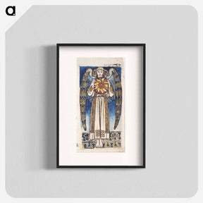 アートポスター-William Morris - Day- Angel Holding a Sun - ウィリアム モリス Poster.