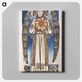 アートパネル-William Morris - Day- Angel Holding a Sun - ウィリアム モリス Canvas.