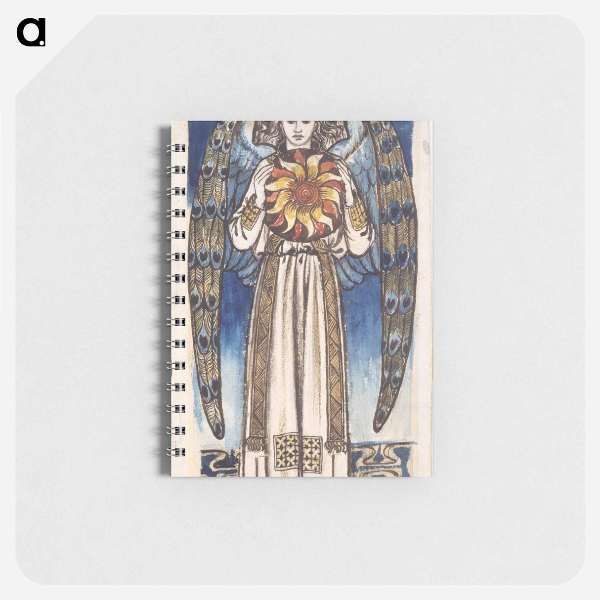 William Morris - Day- Angel Holding a Sun - ウィリアム モリス Memo.