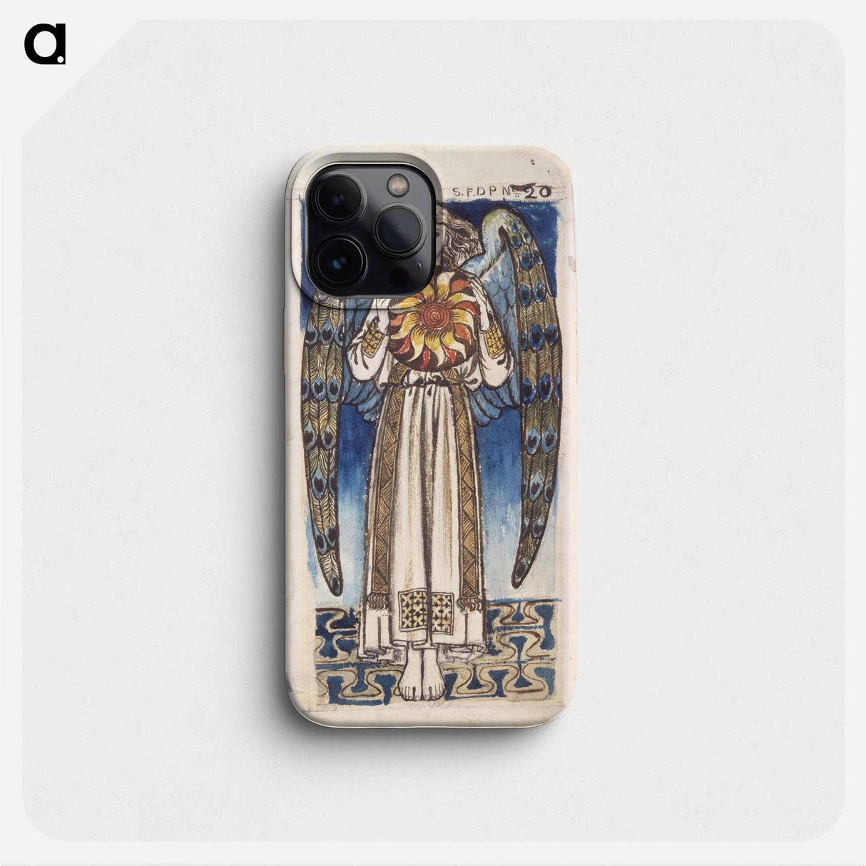 William Morris - Day- Angel Holding a Sun - William Morris Phone Case.