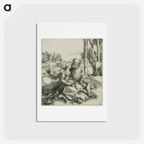 アートポストカード-The Ill-Assorted Couple - アルブレヒト デューラー Postcard.