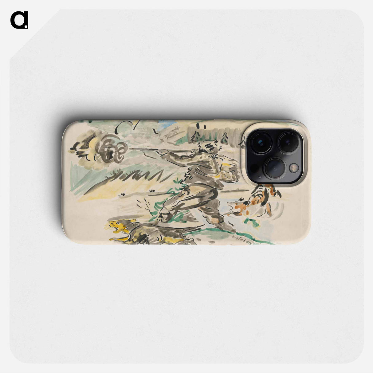 Shooting huntsman - アーノルド ピーター ワイズ クビンチャン Phone Case.