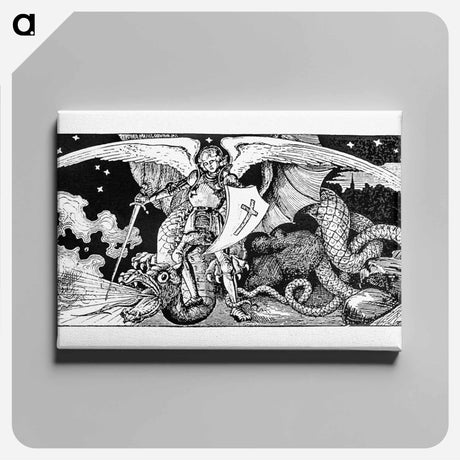 アートパネル-Archangel from Ripon Millenary
 - 大英図書館 Canvas.