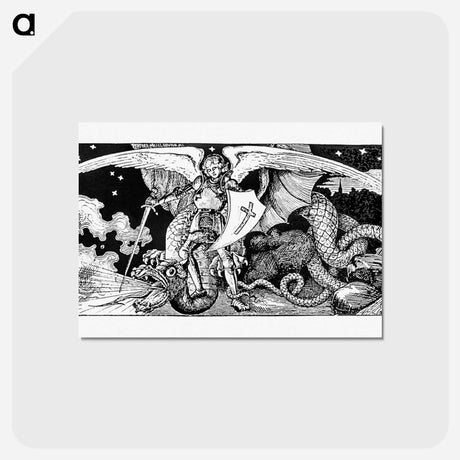 アートポストカード-Archangel from Ripon Millenary
 - 大英図書館 Postcard.