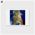 アートポストカード-Southern Italy from Space
 - 上空からの地球 Postcard.