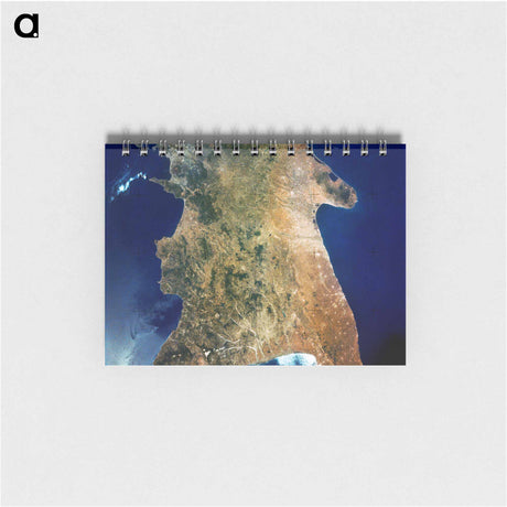 アートメモ帳-Southern Italy from Space
 - 上空からの地球 Memo.