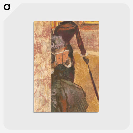 アートポストカード-Mary Cassatt at the Louvre: The Paintings Gallery - エドガー ドガ Postcard.