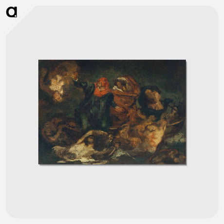 アートポストカード-Bark of Dante - エドゥアール マネ Postcard.