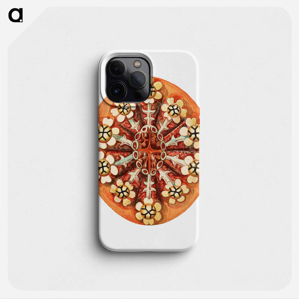 Colorful vintage tunicate illustration - エルンスト ヘッケル Phone Case.