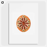 Colorful vintage tunicate illustration - エルンスト ヘッケル Poster.