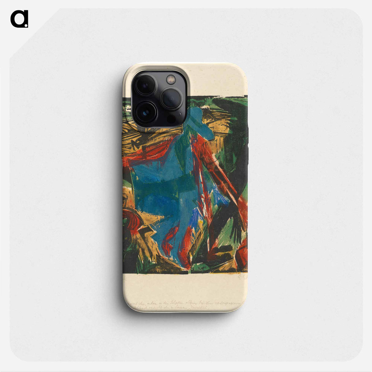 Peter Schlemihl's Wondrous Story: Schlemihl's Encounter with His Shadow - Ernst Ludwig Kirchner Phone Case.