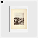 アートポストカード-Voiture pour le transport des grosses pierres
 - ウジェーヌ アジェ Postcard.
