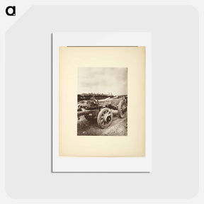 アートポストカード-Voiture pour le transport des grosses pierres
 - ウジェーヌ アジェ Postcard.
