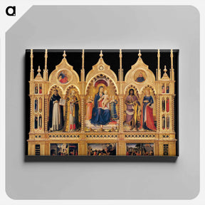アートパネル-Perugia Altarpiece - フラ アンジェリコ Canvas.