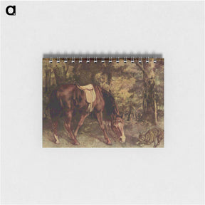 アートメモ帳-Horse in the Woods - ギュスターヴ クールベ Memo.