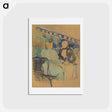 アートポストカード-Fashionable People at Les Ambassadeurs (Aux Ambassadeurs: Gens Chic) - アンリ ド トゥールーズ ロートレック Postcard.