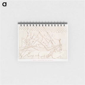 アートメモ帳-Hippopotamus Hunt in the Marshes
 - エジプト美術史 Memo.