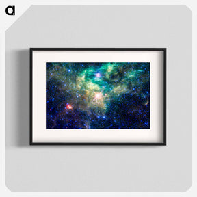 アートポスター-Camelopardalis Star Cluster
 - ハッブル画像 Poster.