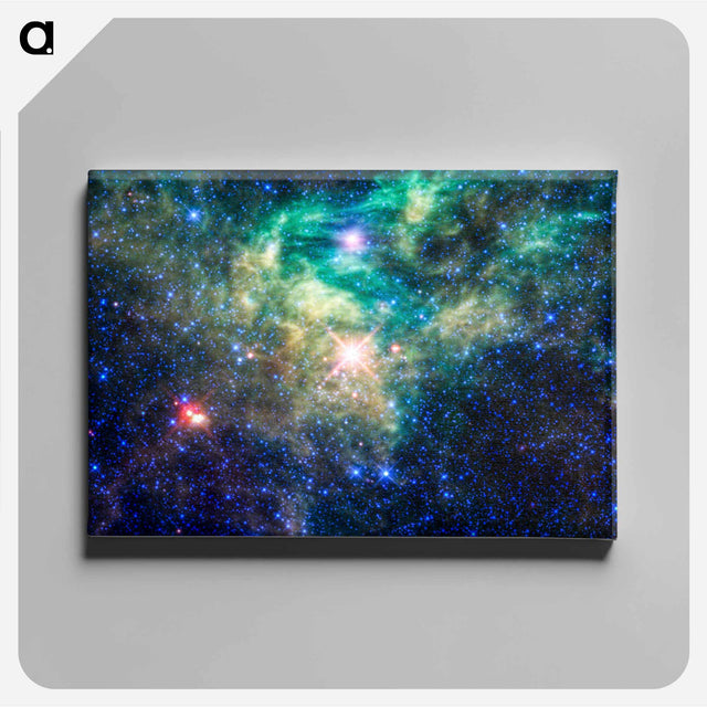 アートパネル-Camelopardalis Star Cluster
 - ハッブル画像 Canvas.