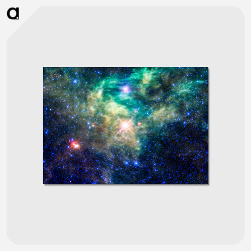 Camelopardalis Star Cluster
 - ハッブル画像 Postcard.