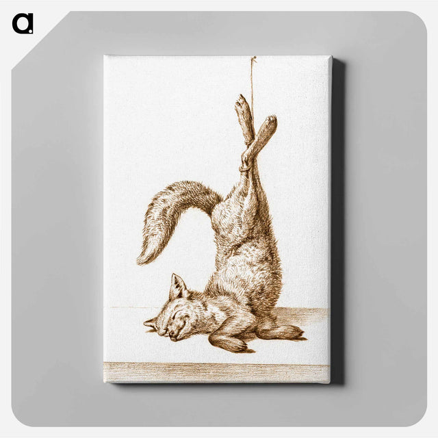 アートパネル-Dead fox, hanging from his paws - ジャン ベルナール Canvas.